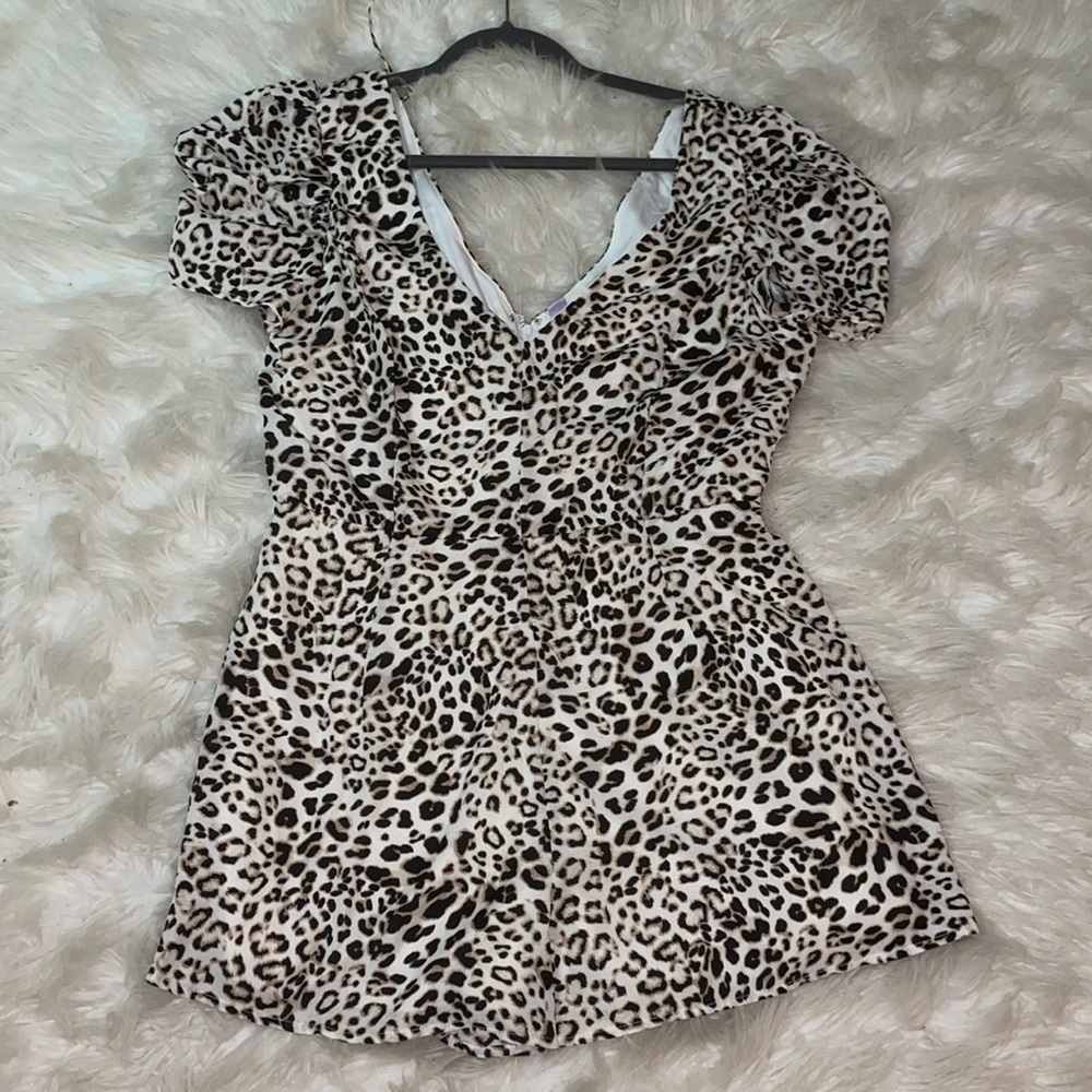 Francesca’s leopard romper